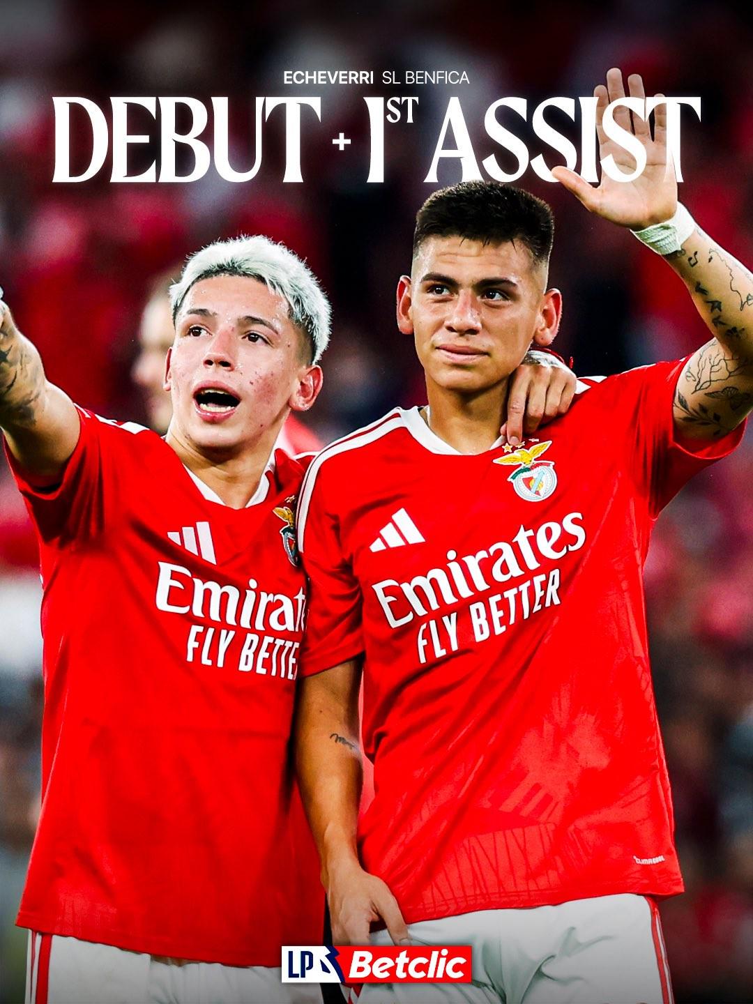 Góc Nhìn GG88: Đường chuyền Argentina: Echeverri ra mắt Benfica kiến tạo Prestianni ghi bàn